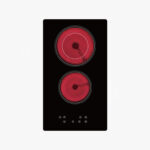 30cm 2-Burner Built-In Electric ceramic hob